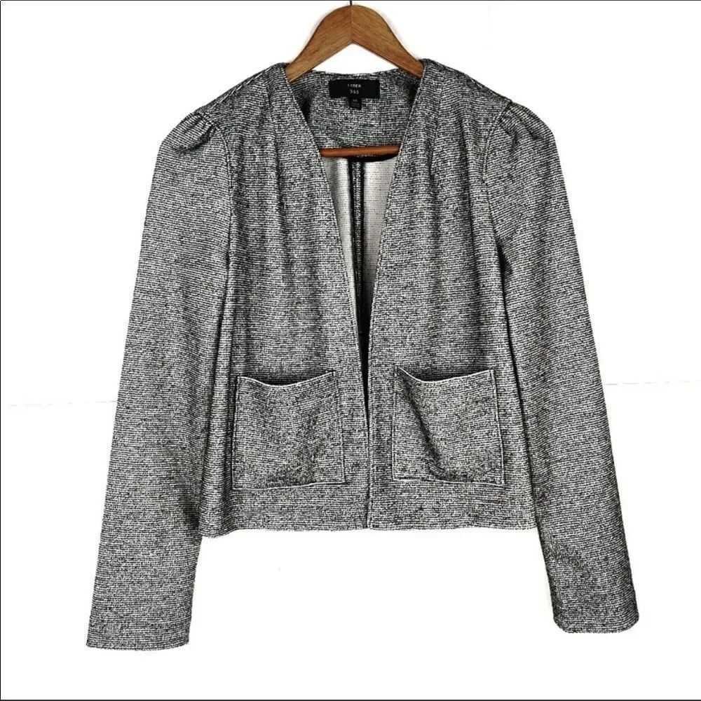 J.Crew 365 Boucle Open Front Blazer S Style J7988